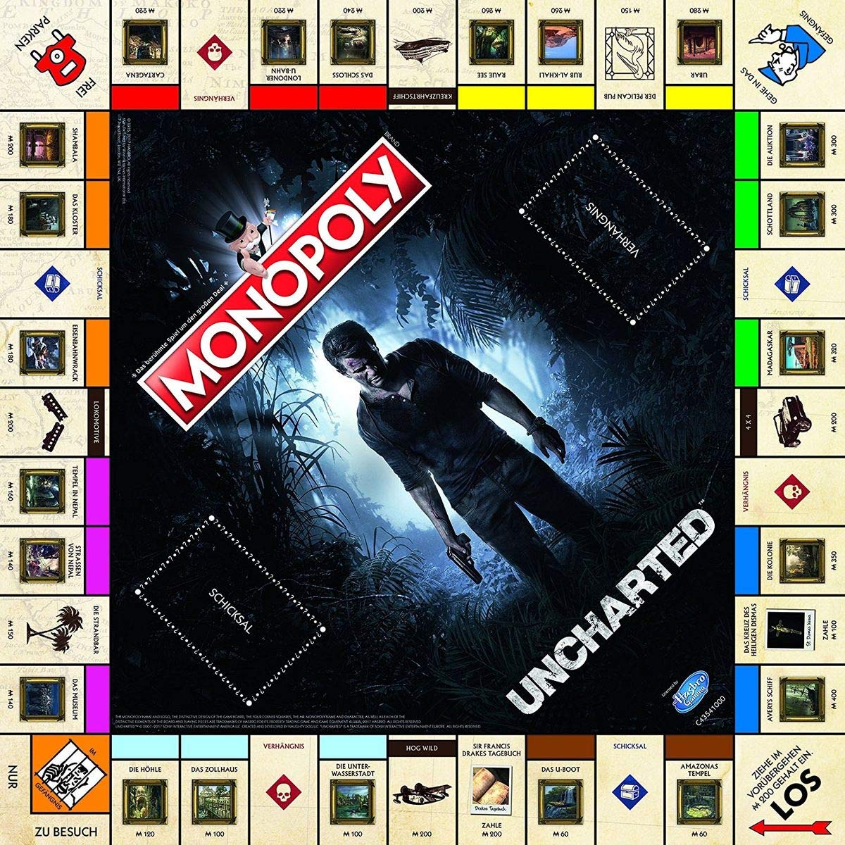Winning Moves WIN44895 Monopoly: Uncharted, Brettspiel