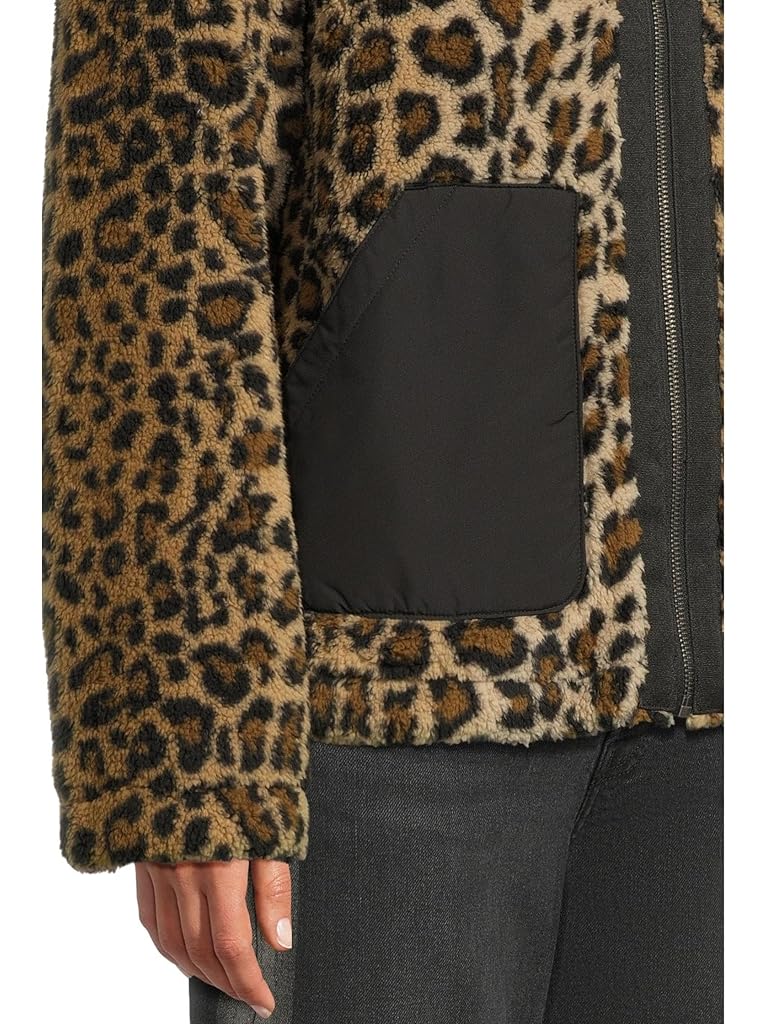 Animal Print Levi's&#174; Sherpa Teddy Jacket