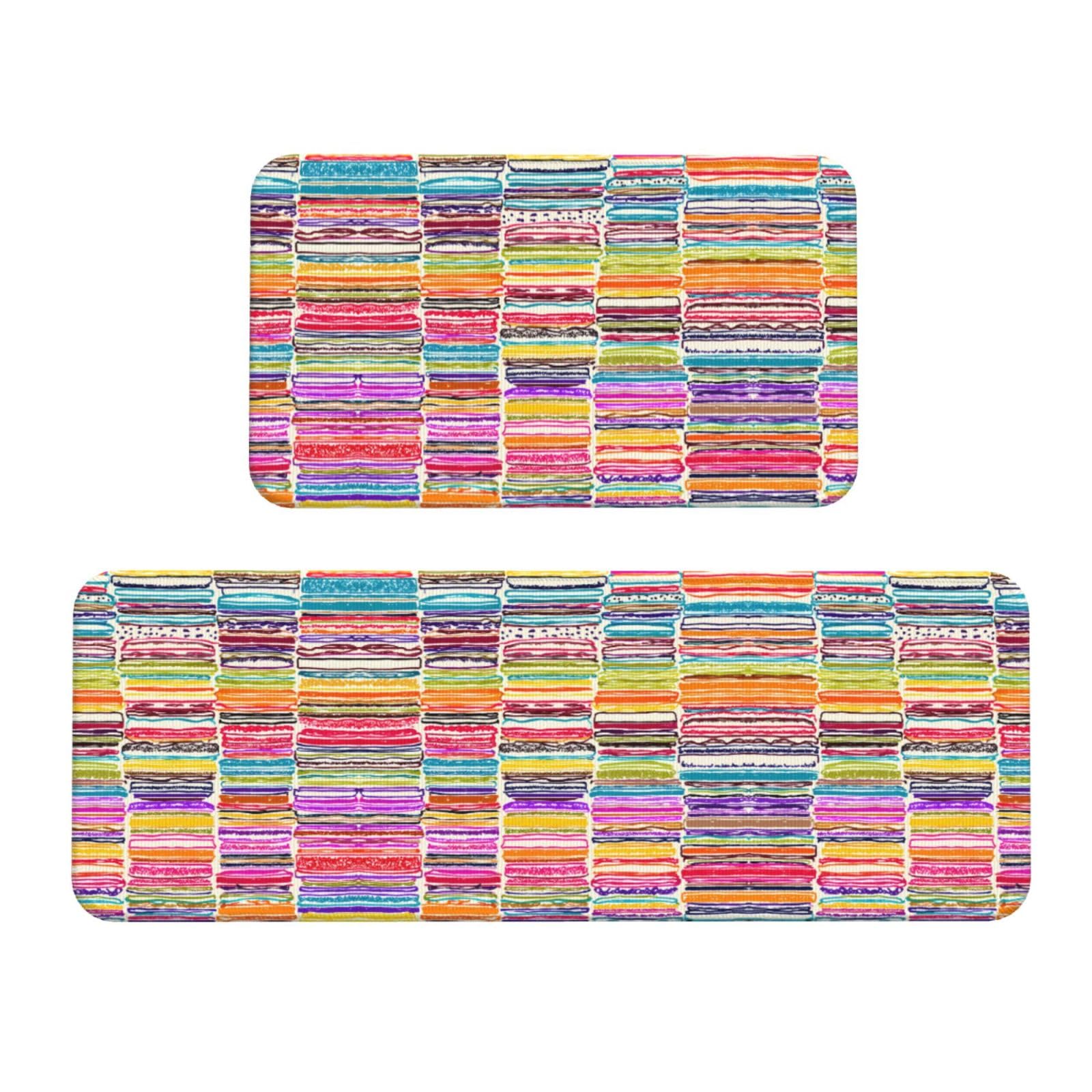 Alfombrillas de cocina antideslizantes que evitan resbalones y decoran con hamburguesas
