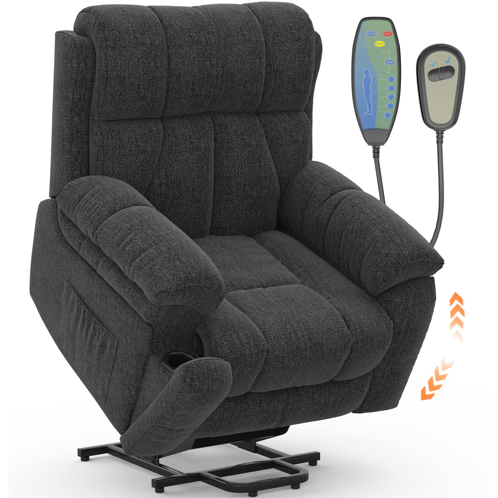 Buy YONISEE Oversized Lift Chairs Recliner for Elderly with Massage and