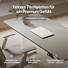 Desktronic HomePro Height-Adjustable Desk Electric Desk with Two Electric Motors Touchscreen Built-In USB-A and USB-C Charging Ports 160 x 80 cm