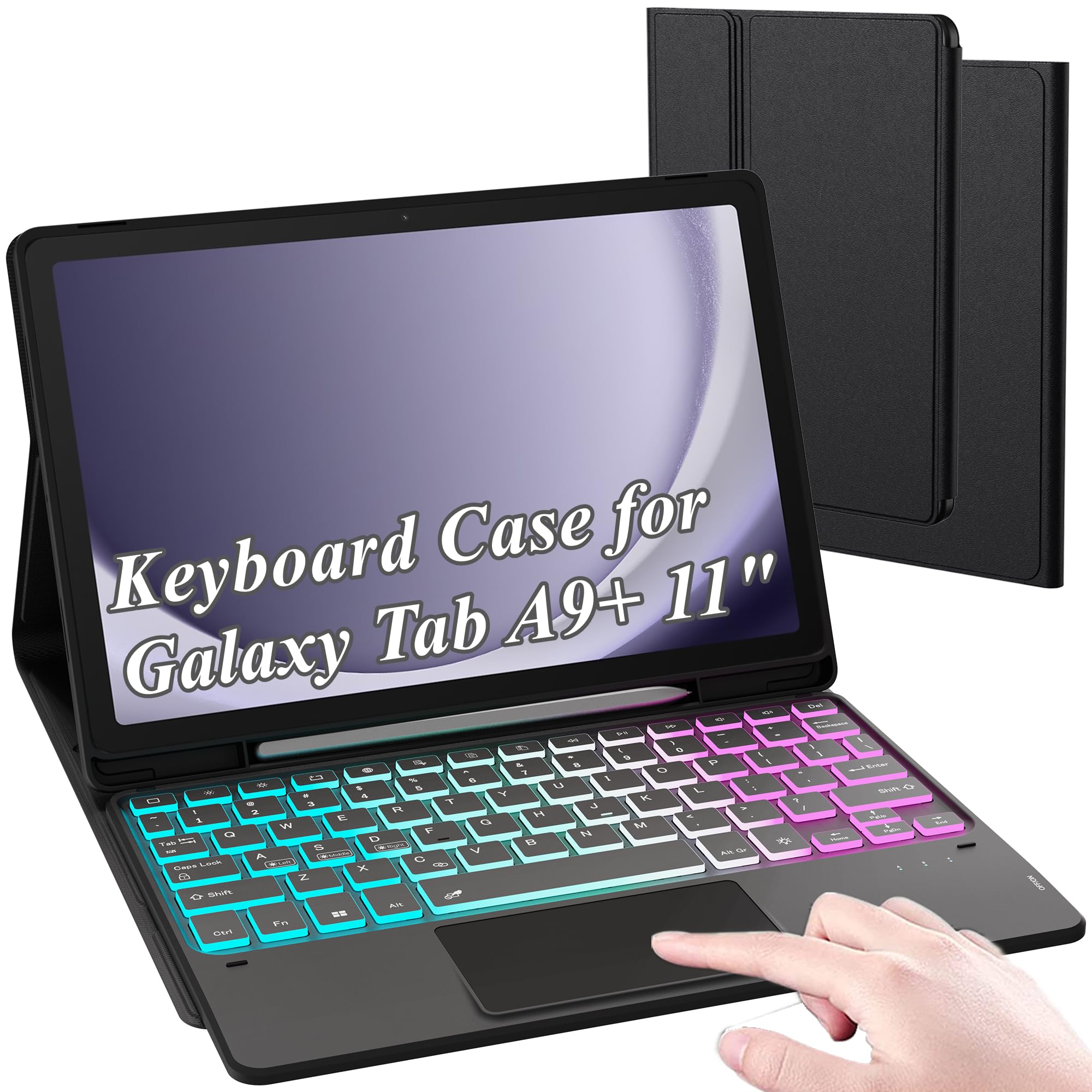 Amazon.com: Case Keyboard for Samsung Galaxy Tab A9 Plus / A9+ 11