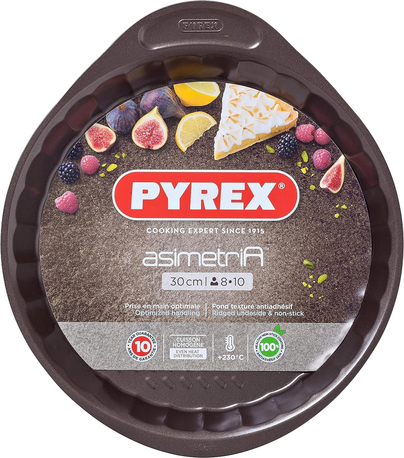 PyrexRibbed cake pan 30 cm metal Pyrex symmetry*