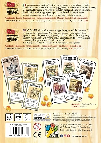 Miniatura 9 de dV Giochi Bang! The Gold Rush | Juego de Cartas (9103DVG)