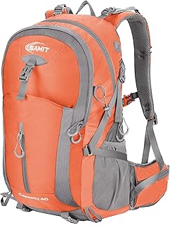 Hiking Backpack 40L Camping Backpack with Waterproof Rain Cover Hiking Daypack