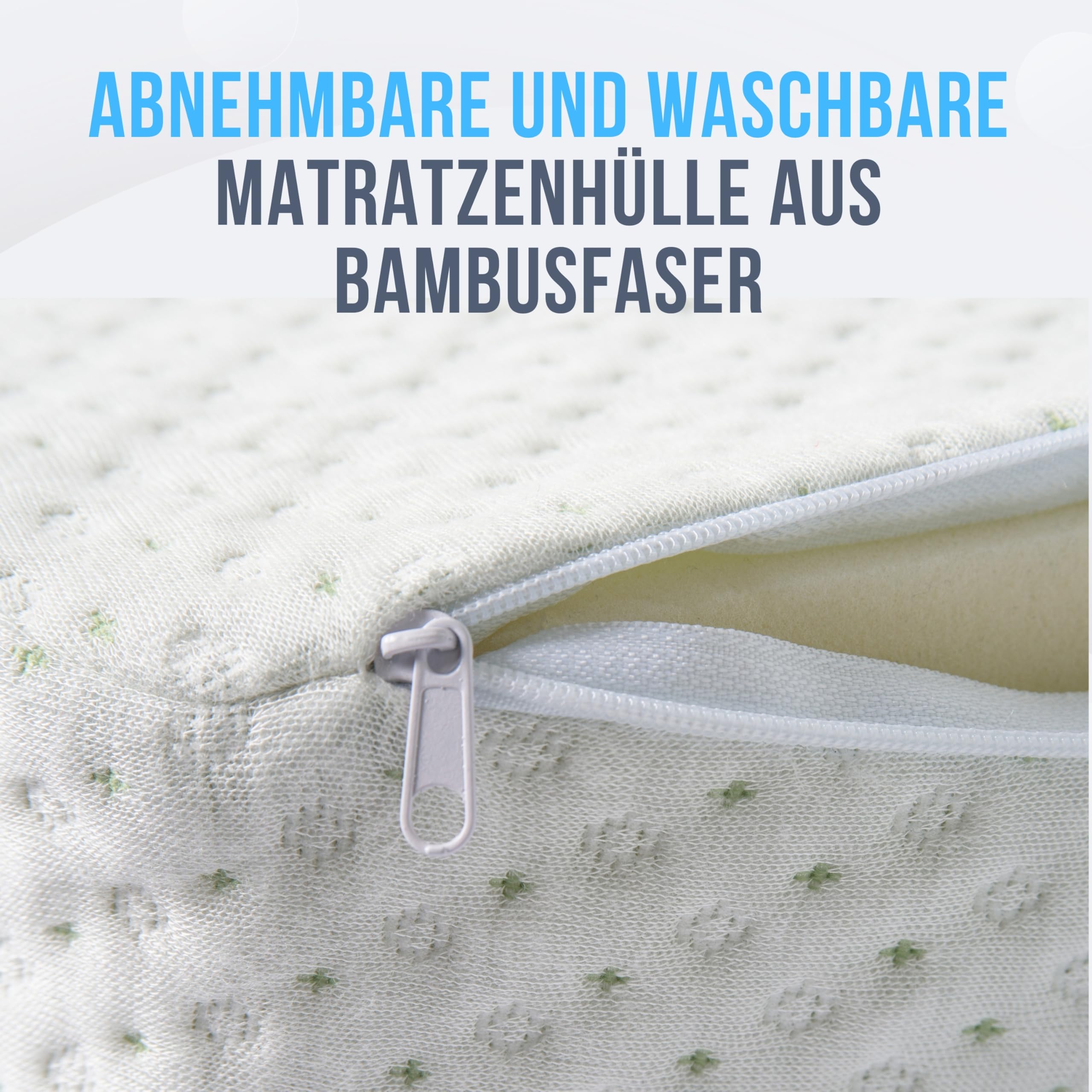 GOYSILA Babymatratze 83x50x7 cm Beistellbett Matratze Atmungsaktiv Anti Erstickung Kompatibel mit Chicco Next2Me Magic Lullago Kinderkraft UNO Cam Cullami Hauck Babybett Oeko-Tex Zertifiziert