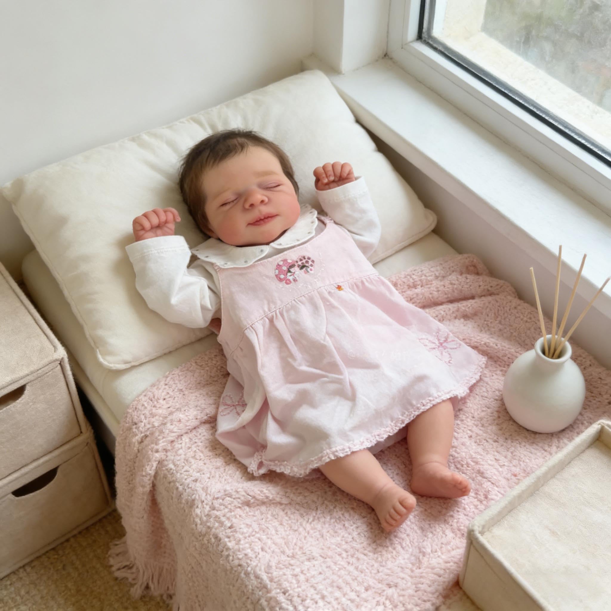 Realistyczne lalki Reborn Baby Dolls silikonowe na całe ciało, 45 cm, prawdziwe życie, lalka, anatomicznie poprawna, dziewczyna, realistyczna, noworodki, lalka, miękka winylowa lalka Reborn