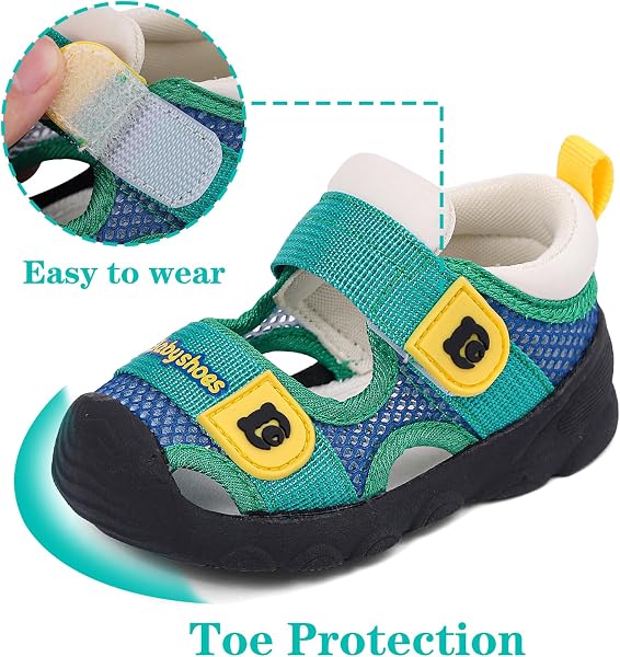 MASOCIO Chaussure Bébé Garçon Fille Ete Sandales Premiers Pas Semelle Souple Antidérapant - 4