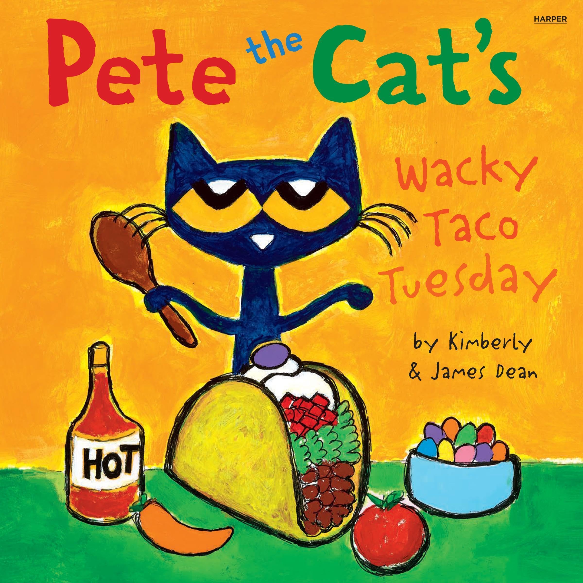 Cover art for Pete the Cat’s Wacky Taco Tuesday