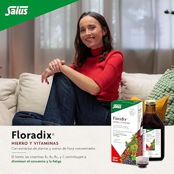 Flora, Floradix Iron + Herbs, Natural Liquid Iron Supplement, 17 fl Ounce (500 ML)