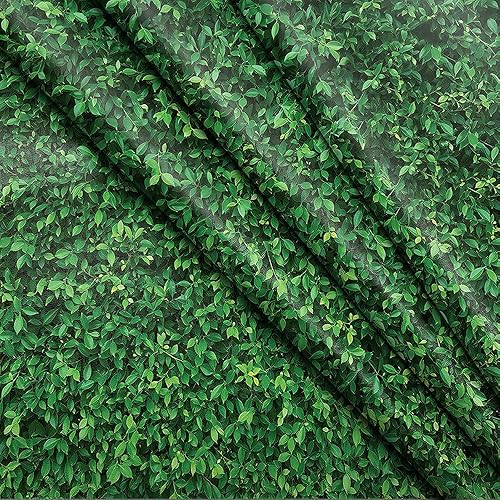 Miniatura 4 de OUYIDA Telón de fondo de hojas verdes para pared, césped verde natural, césped, fiesta, telón de fondo de fotografía, telón de fondo vegetal,