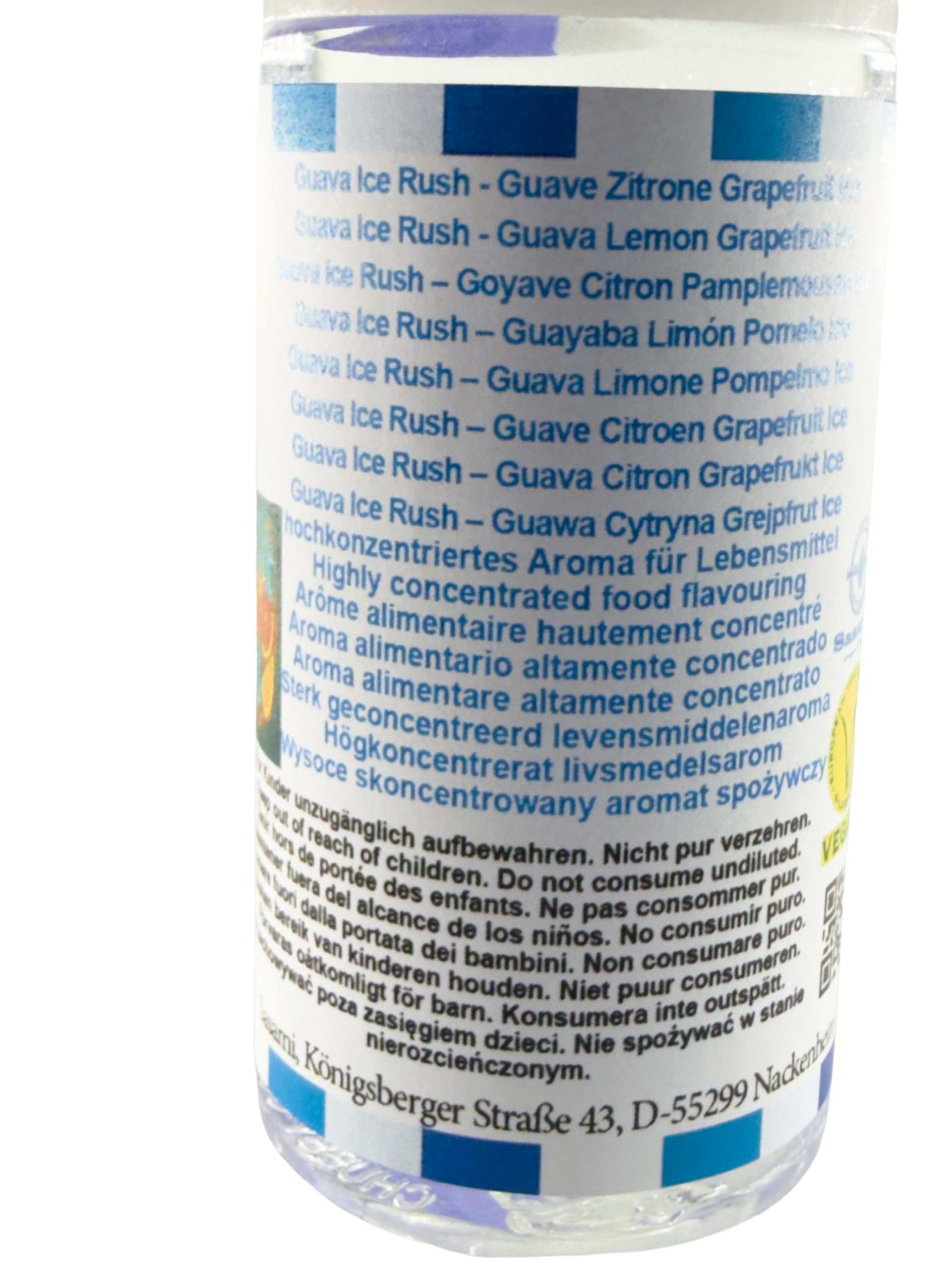 Guava Ice Rush - Guava Limone Pompelmo Ice Aroma Concentrato - Vegano - Sasami - 100ml