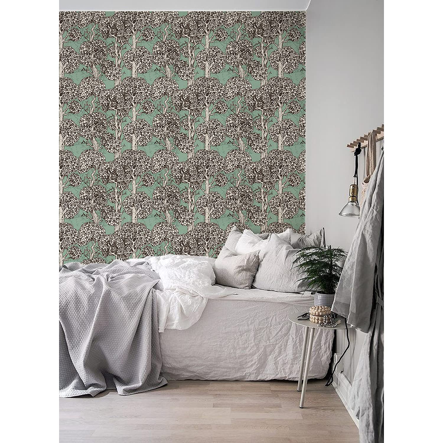 Papier peint intissé arbres enchantés 152x104cm décoration murale meuble salon cuisine