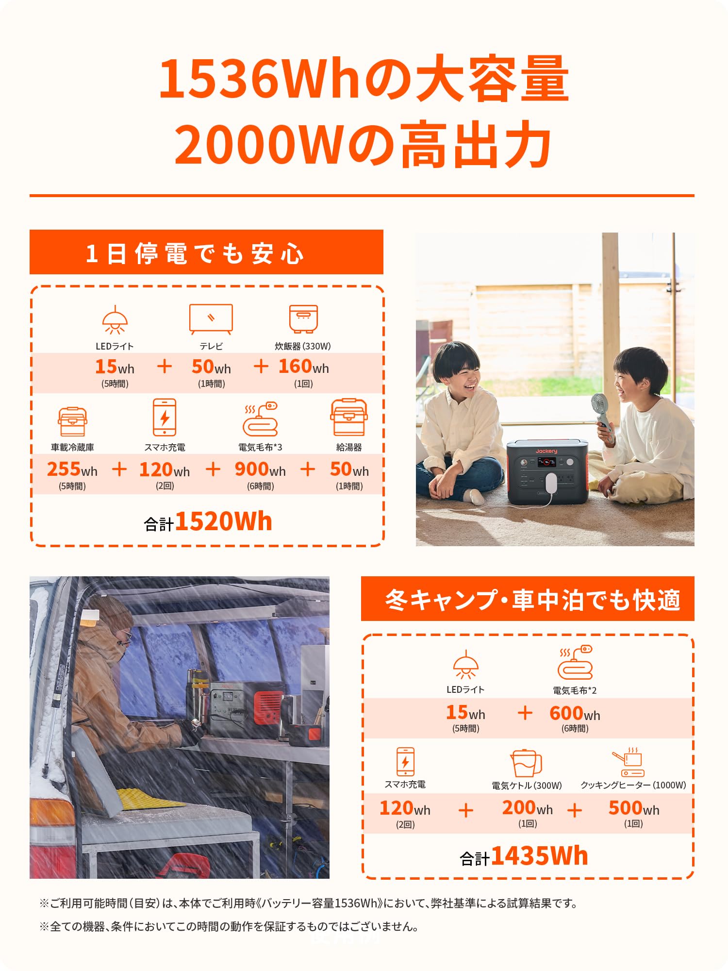 Amazon.co.jp: Jackery ポータブル電源 1000 New 収納バッグ付き 2点