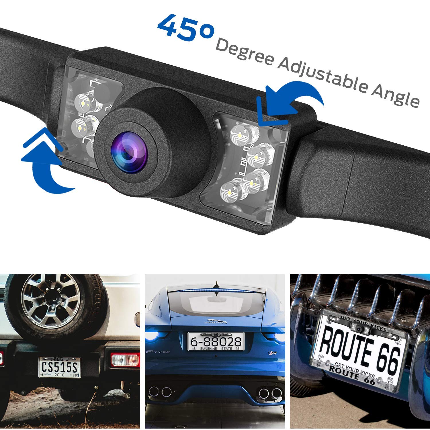 Vehicle Backup Cameras, Esky Waterproof High Definition Color Wide