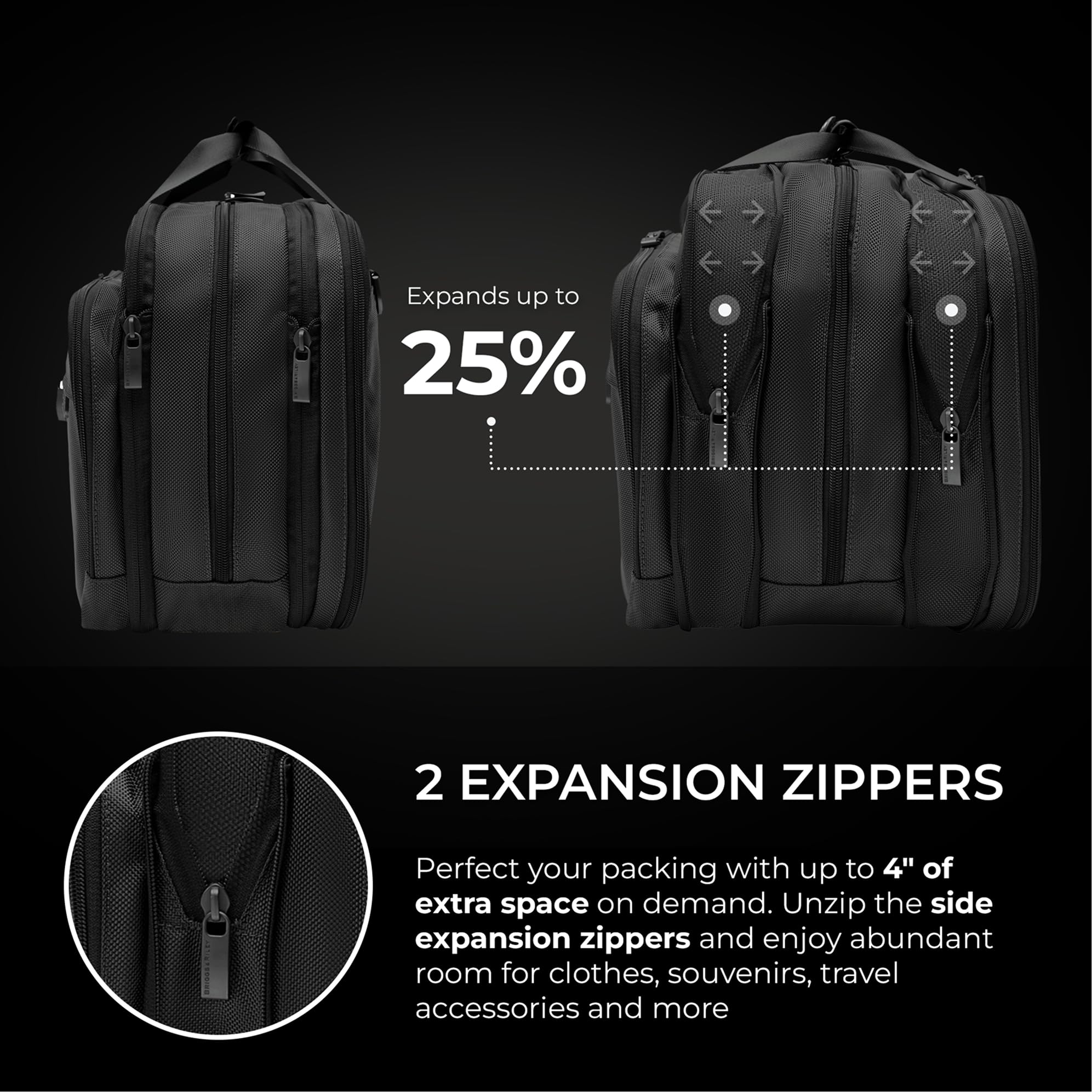 Briggs & Riley Travelware Unisex Baseline Erweiterbare Kabinentasche