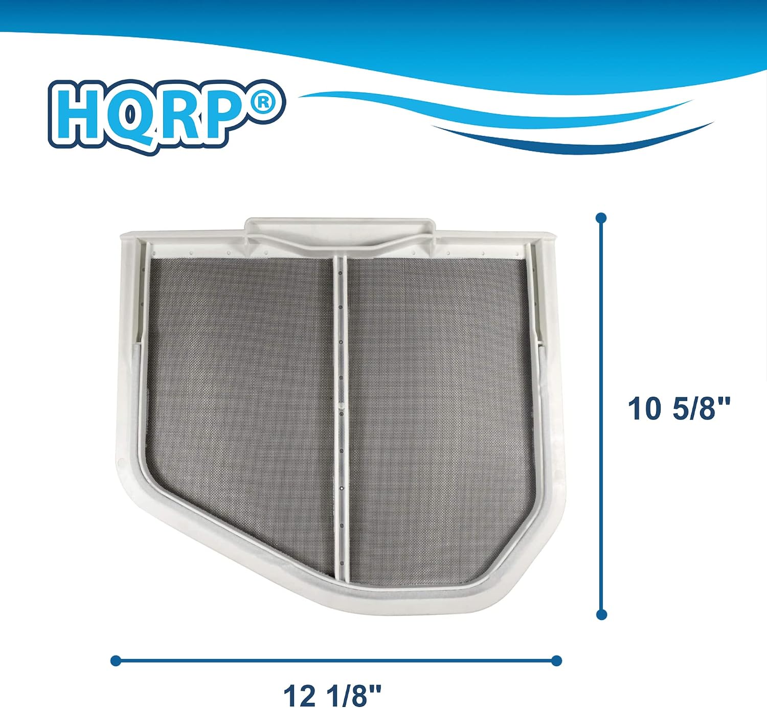 HQRP Dryer Lint Screen Filter Catcher compatible with Whirlpool W10120998 W10120998VP W10049360 W10049370 W10178353 W10596627 8066170 8572268 3390721 1206293 Replacement