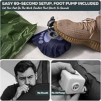 Vista 7 de Gear Doctors Ether - Colchoneta de dormir ultraligera de 17.5 onzas – Colchón de aire para mochilero – Colchón de camping – Colchoneta inflable