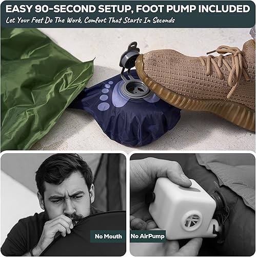 Miniatura 7 de Gear Doctors Ether - Colchoneta de dormir ultraligera de 17.5 onzas  Colchón de aire para mochilero  Colchón de camping  Colchoneta inflable