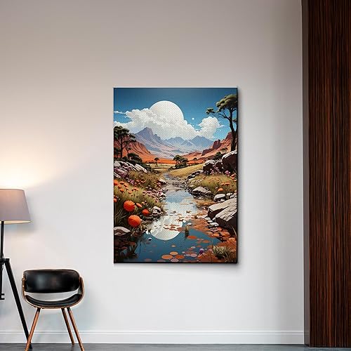 Miniatura 3 de Red Mesa, Archival Print of Landscape Prints of Red Mountain in Mesa, Arizona, Wall Art, Art Print