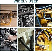 Vista 7 de 50 abrazaderas de manguera de resorte de 1/2 de identificación, abrazadera de manguera de 0.472 in, abrazadera de línea de combustible, clips