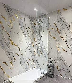 White End Cap Trim For 5/6mm Or 10mm Wall Panels - Bathroom Cladding