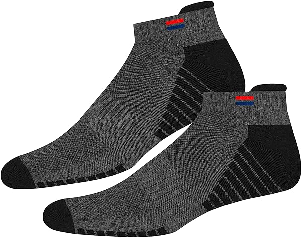 NAVYSPORT Chaussettes de Sport Basses Homme Coton Coussin Coussin - Lot de 6 Paires Chaussettes Courtes Femme - 4