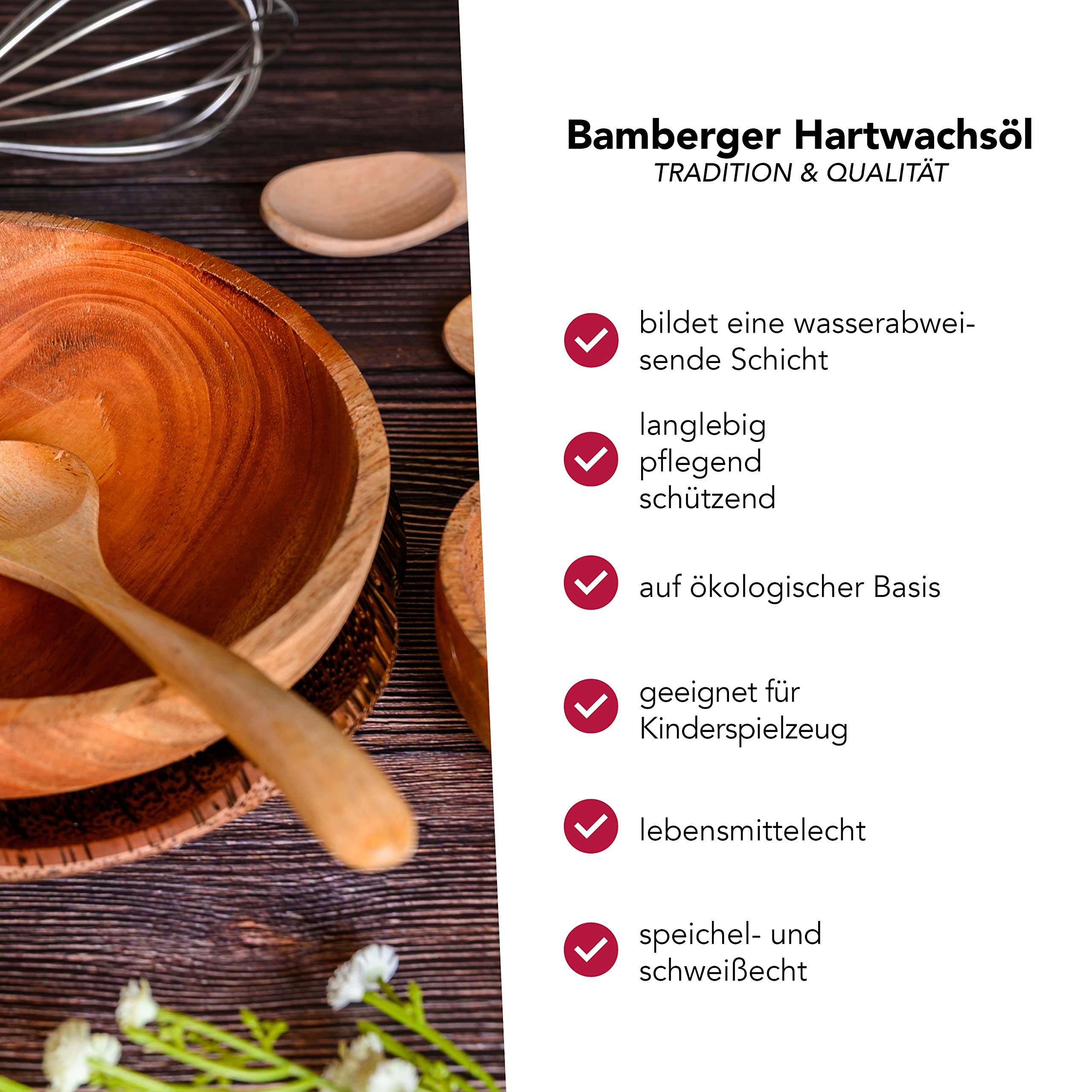 Hartwachsöl Parkettöl farblos seidenglänzend 2,5 L