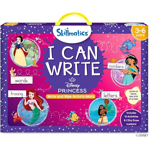 Skillmatics I Can Write – Disney Princess, Preschool Learning Activity Toy