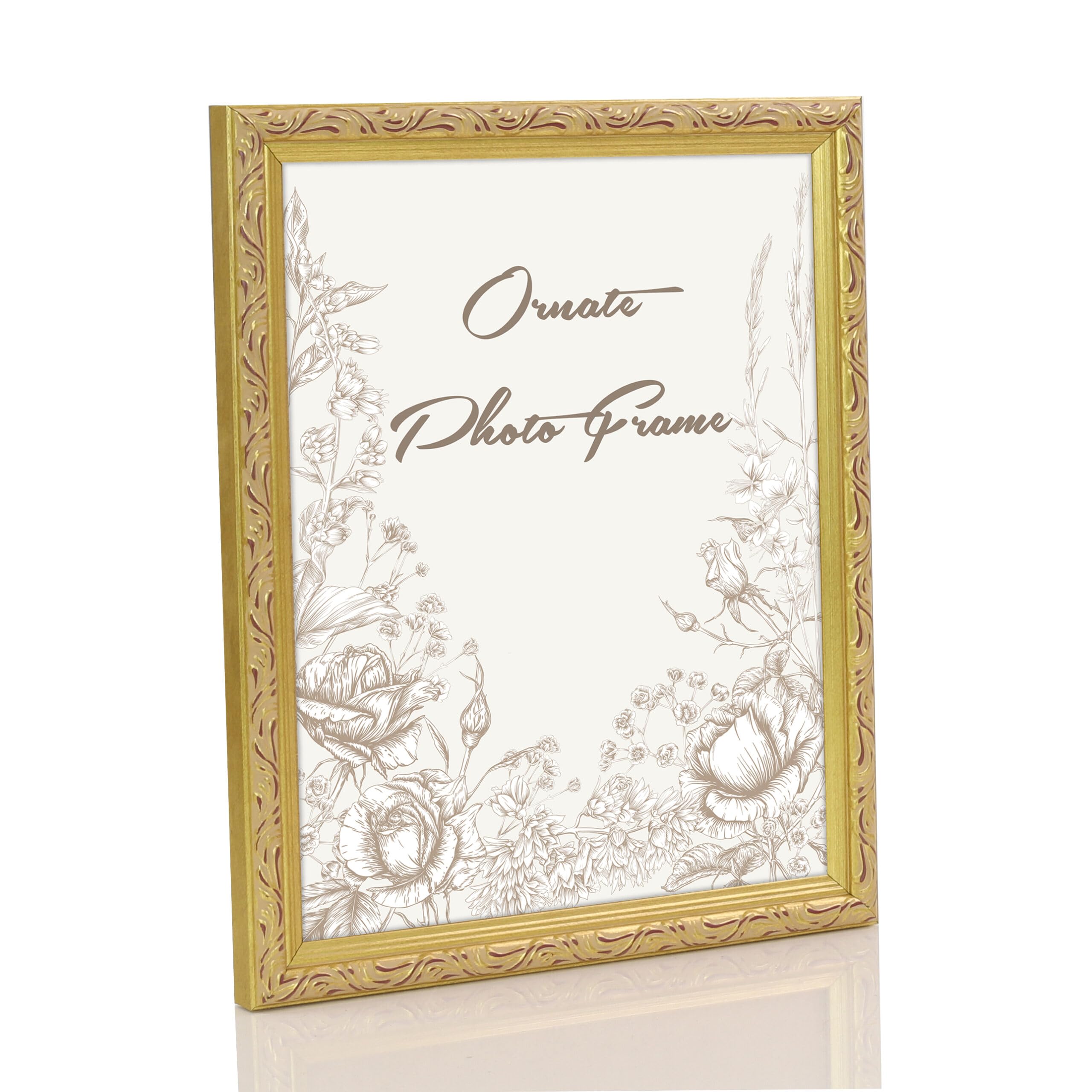 Boldon Framing - 40x30cm Gold Ornate Photo Frame Traditional Picture Photo Antique Art Poster Certificate Frames