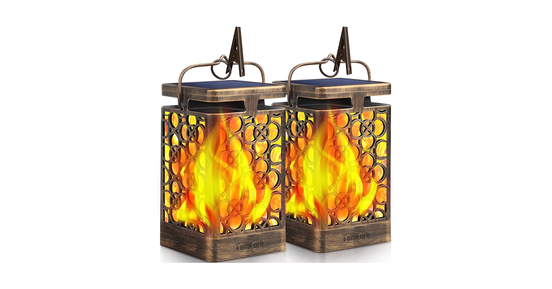 Amazon.com: TomCare Solar Lights Upgraded Solar Lantern