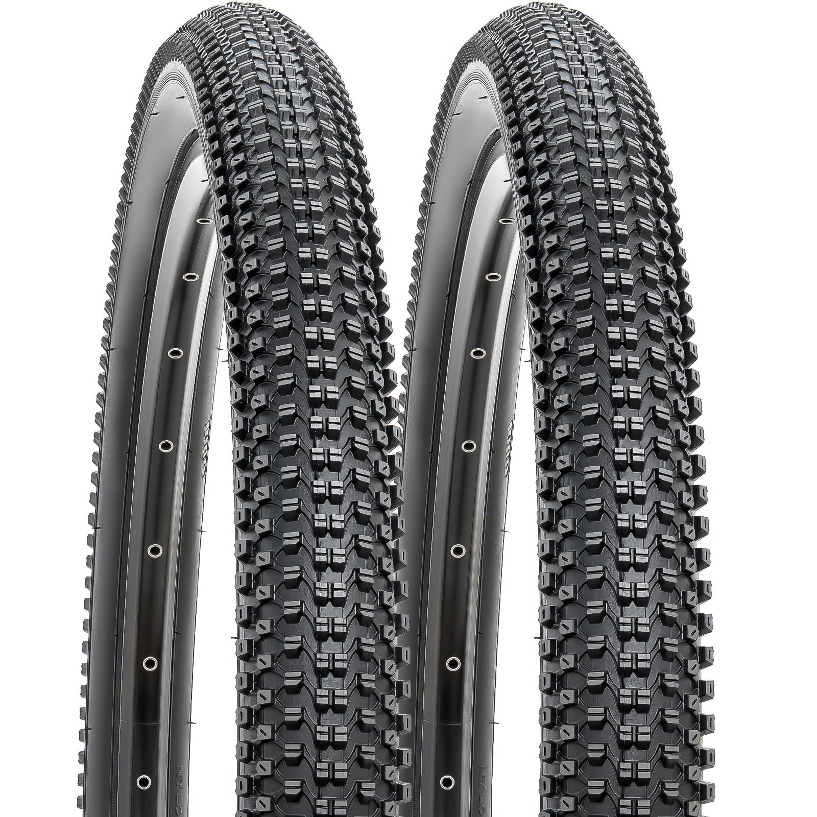 YunSCM 2Pcs Foldable 27.5 Inch Bike Tyres 27.5x2.10 Tires 54-584 Compatible With 27.5x1.95 27.5x2.0 27.5 x 2.10 27.5x2.125 Mountain/Gravel/Off Road/Road Bicycle Bike Tyre