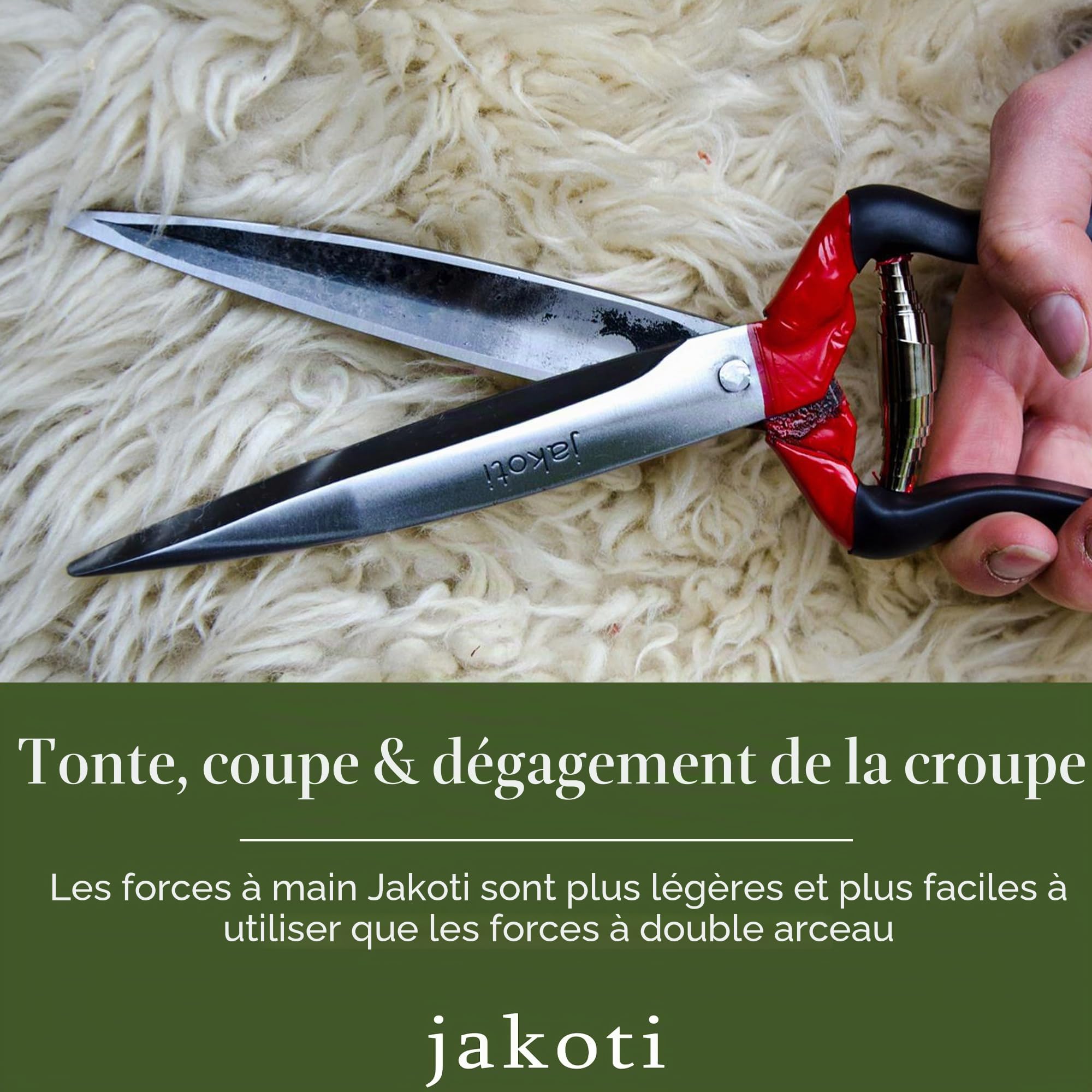 Cisaille à main jakoti pour jardinage ou mouton tonte