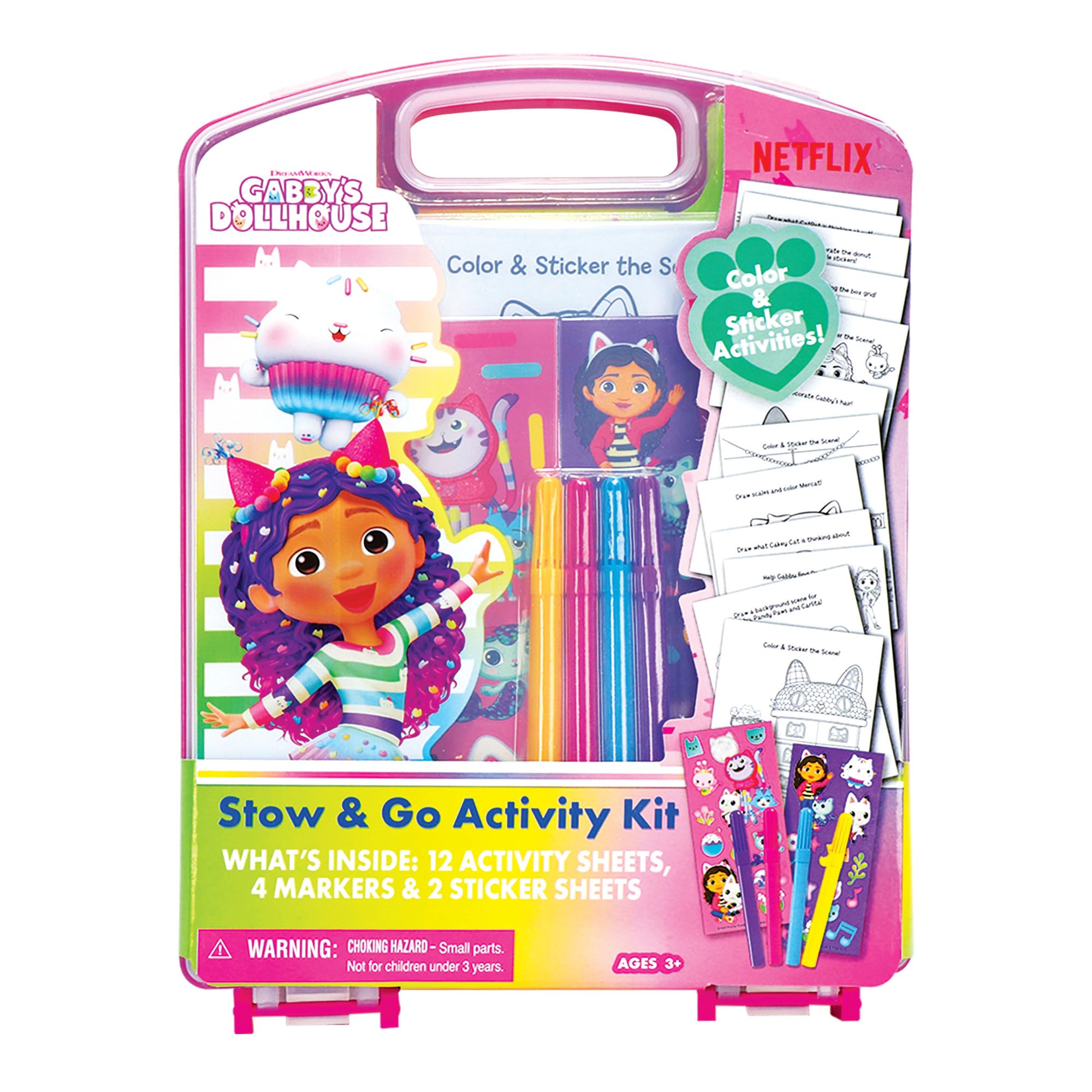 Snapklik.com : Tara Toy Gabbys Dollhouse Stow & Go Activity Kit 17 ...