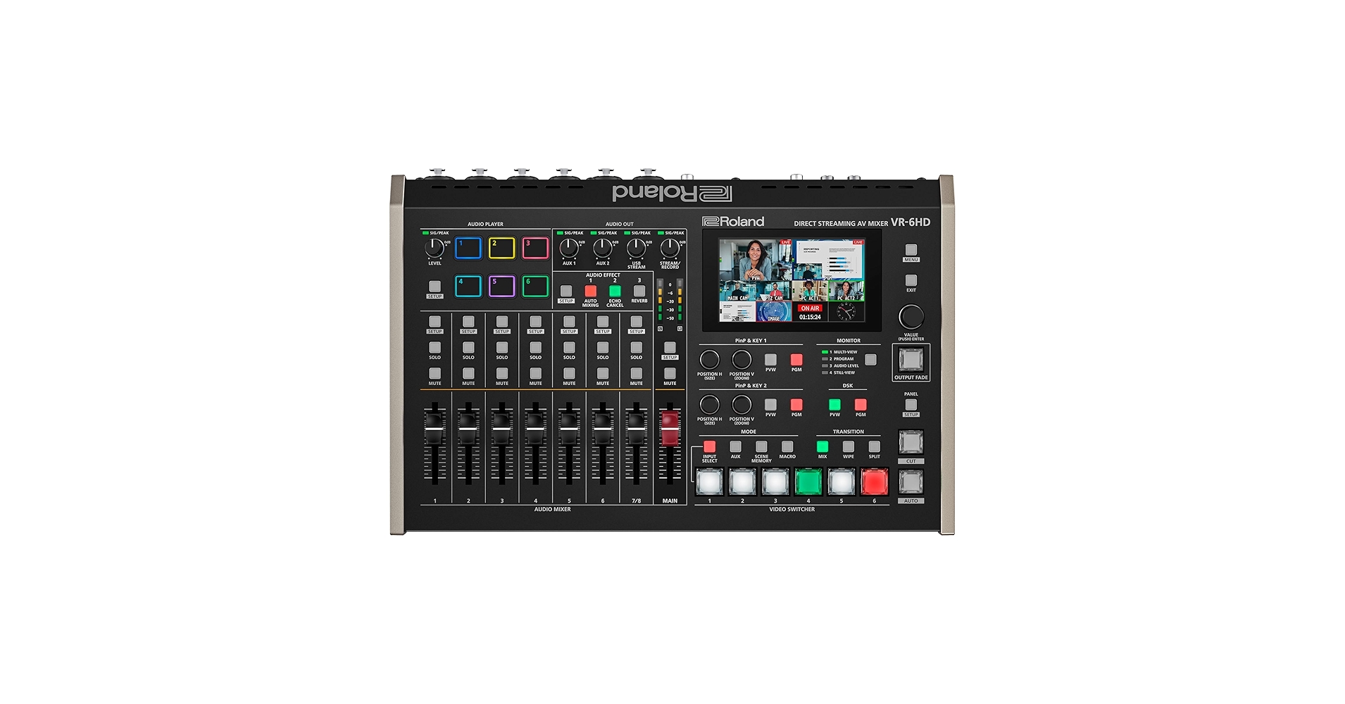 Roland VR-6HD デジタルミキサー【未使用品】 Roland VR-6HD ストリーミングAVミキサー ローランド | 島村楽器