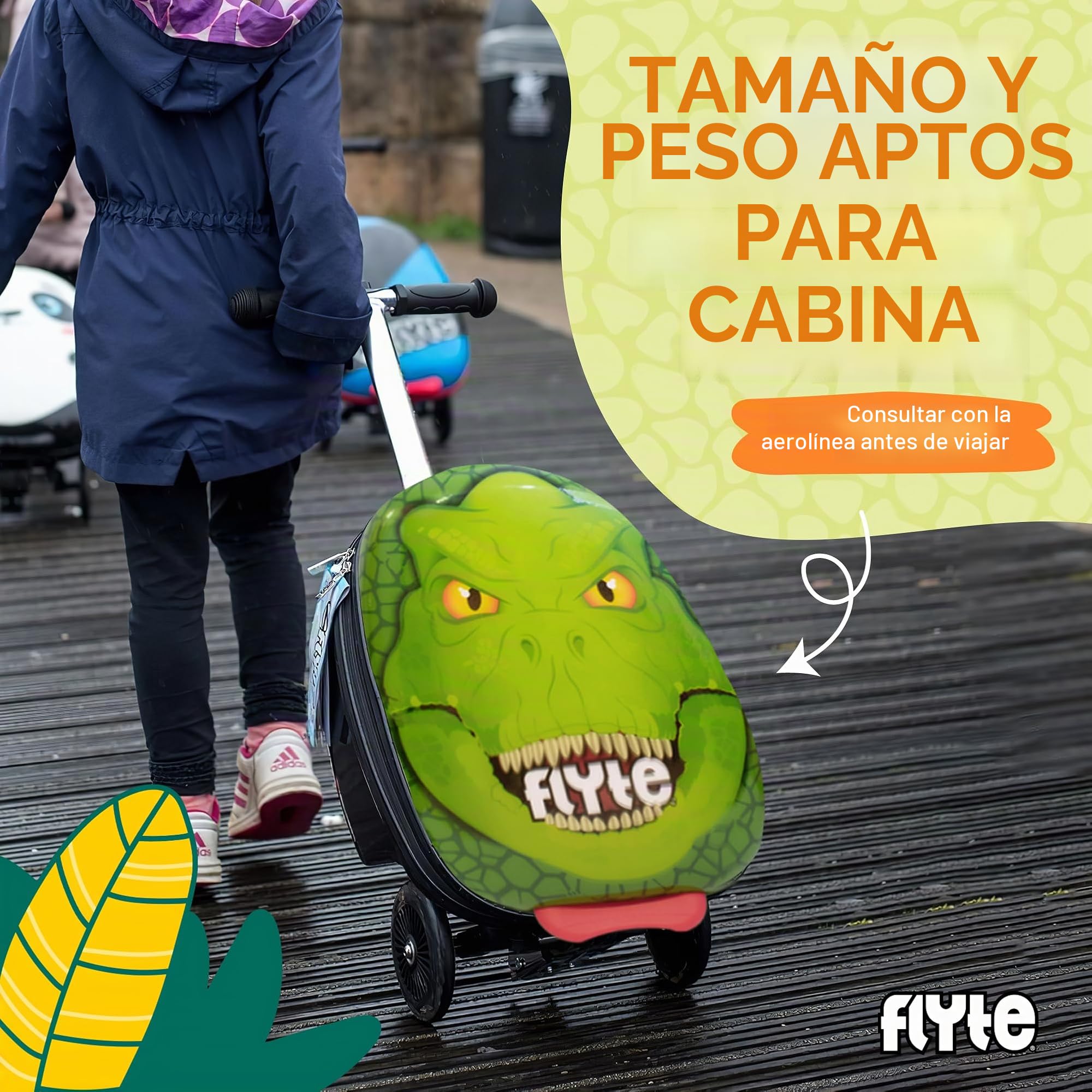 Flyte Maleta Midi Scooter de 18"