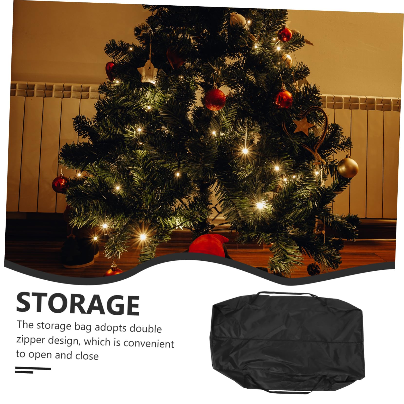 Zerodeko Weihnachtsbaum-tasche Weihnachtsbaum-tasche Oxford-stoff Wasserabweisend für Zuhause Büro Aufbewahrung Im Freien