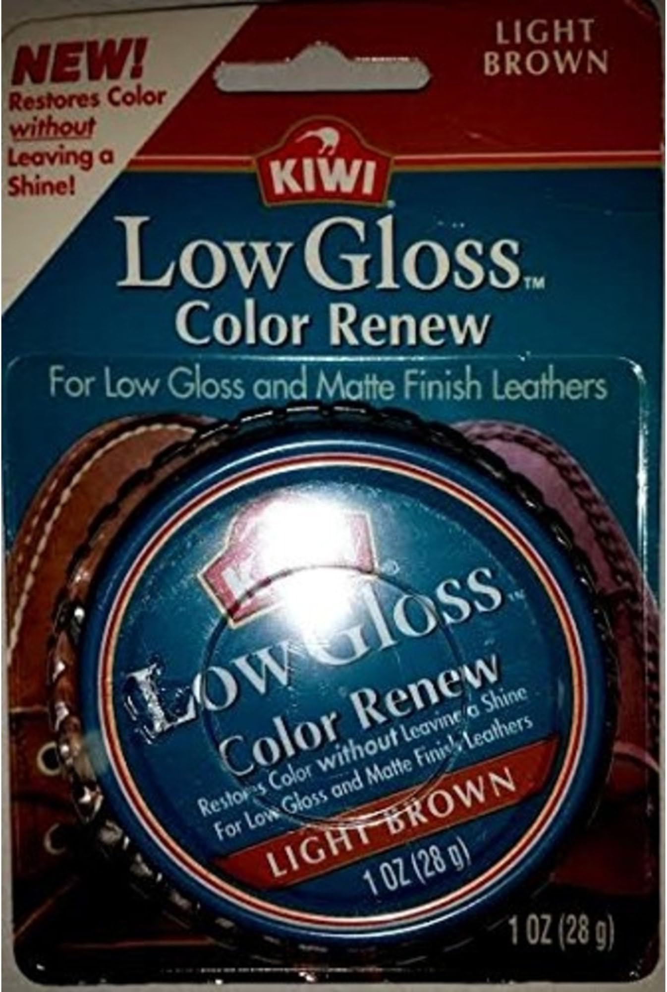 Kiwi Low Gloss Color Renew Light Brown, 1 oz