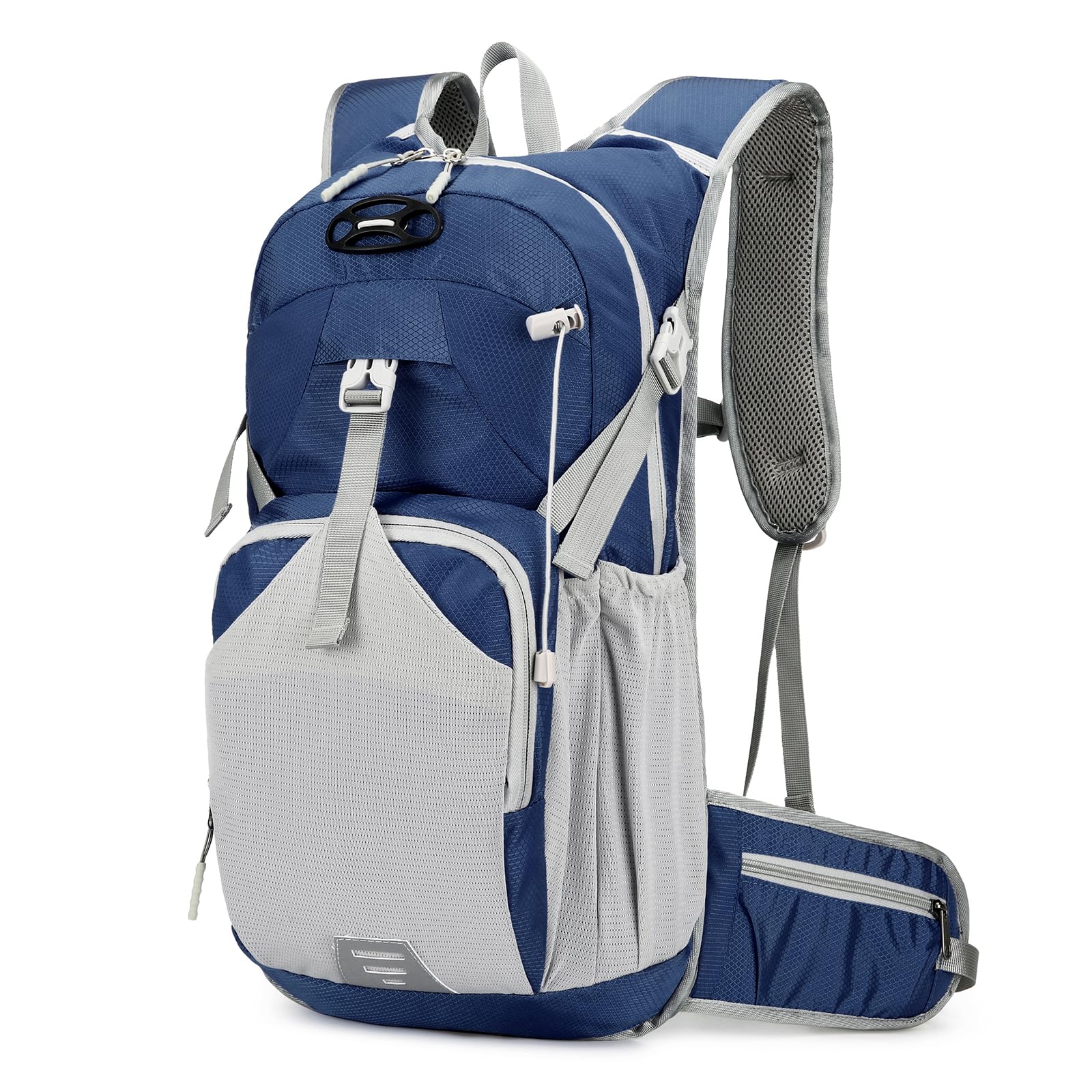 Mochila de ciclismo transpirable impermeable, mochila de bicicleta de montaña con funda para casco, mochila de hidratación térmica para MTB, correr, senderismo, esquí, caminata