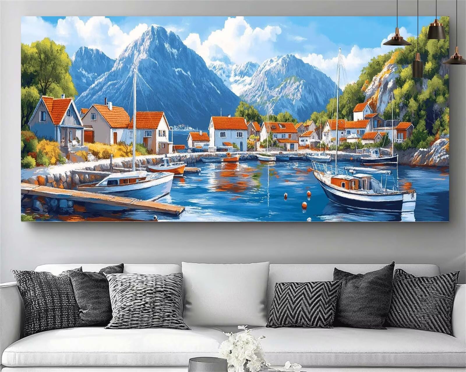 Activité manuelle adulte relaxante avec ce diamond painting XXL 5D - 8