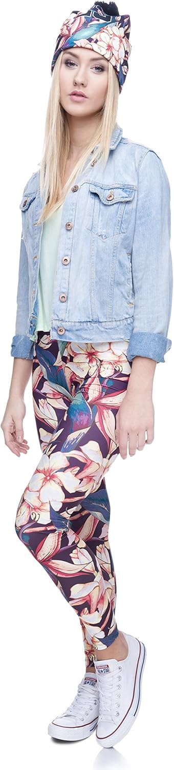 Fringoo Leggings Donna Colour Triangles – Taglia Unica (S/M/L) – Morbidi E Elastici Per Yoga E Fitness