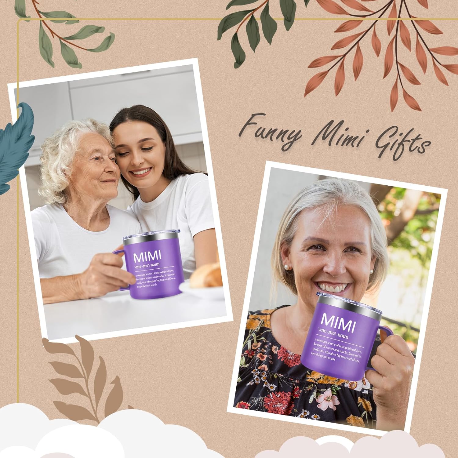 Mimi Gifts - Mimi Mothers Day Gifts - Christmas Gift for Mi Mi - Coffee Mug 14 oz - Image 4