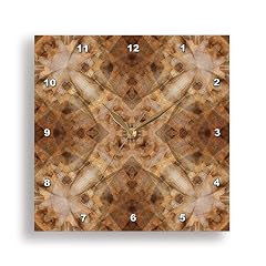 3 d Rose, Rusted Metal Abstract Kaleidoscope Style., 10 x 10 Wall Clock 3 d Rose, Rusted Metal Abstract Kaleidoscope Style., 10 x 10 Wall Clock product image