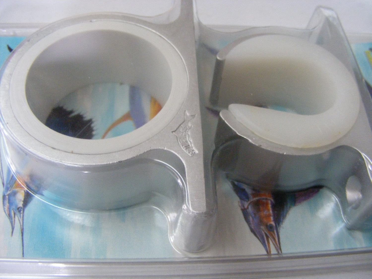 Lee's MC-70 Single Rod Rack Hanger Holder Lock Ring Silver Set - Fishing Boat MD