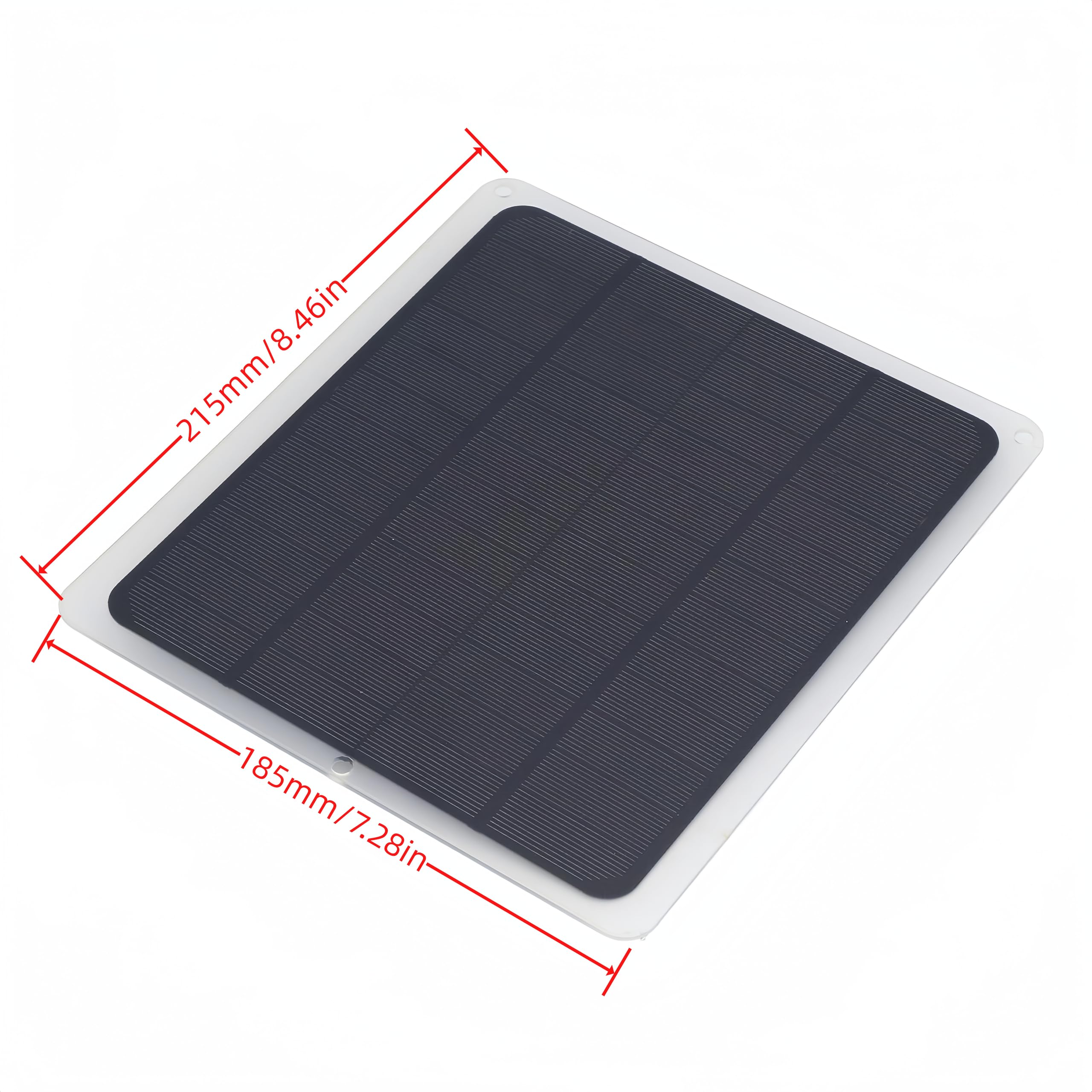 Chargeur Solaire 20W 12V Pour Batterie Voiture - Portable Avec USB, Résistant Pour Bateau, Camping & Urgences