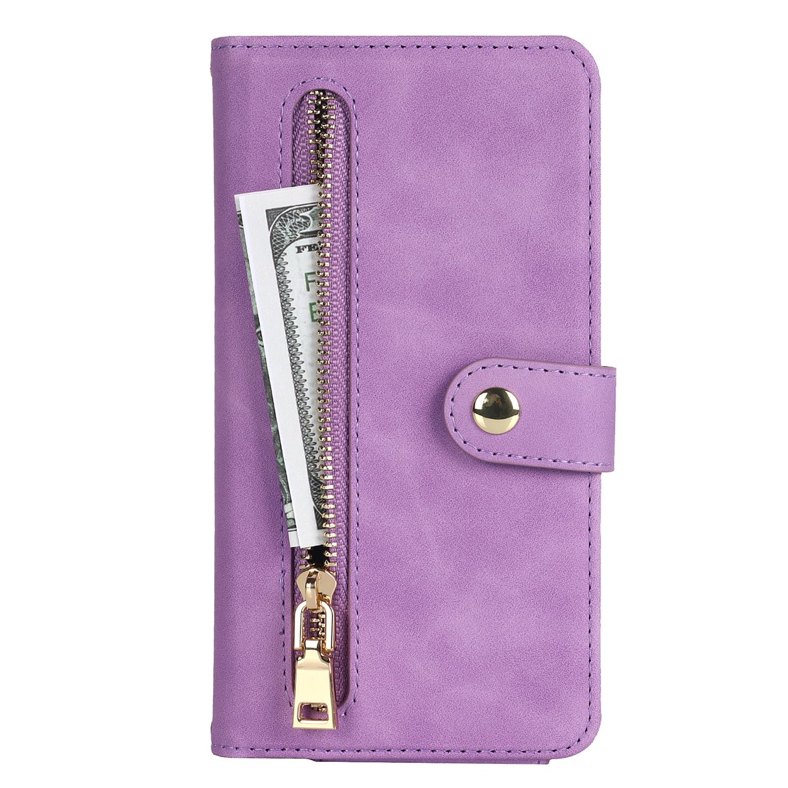 Fingic Custodia Portafoglio Per IPhone 16 Con Marmo Rosa Oro – 3 Slot Carte E Supporto - 2