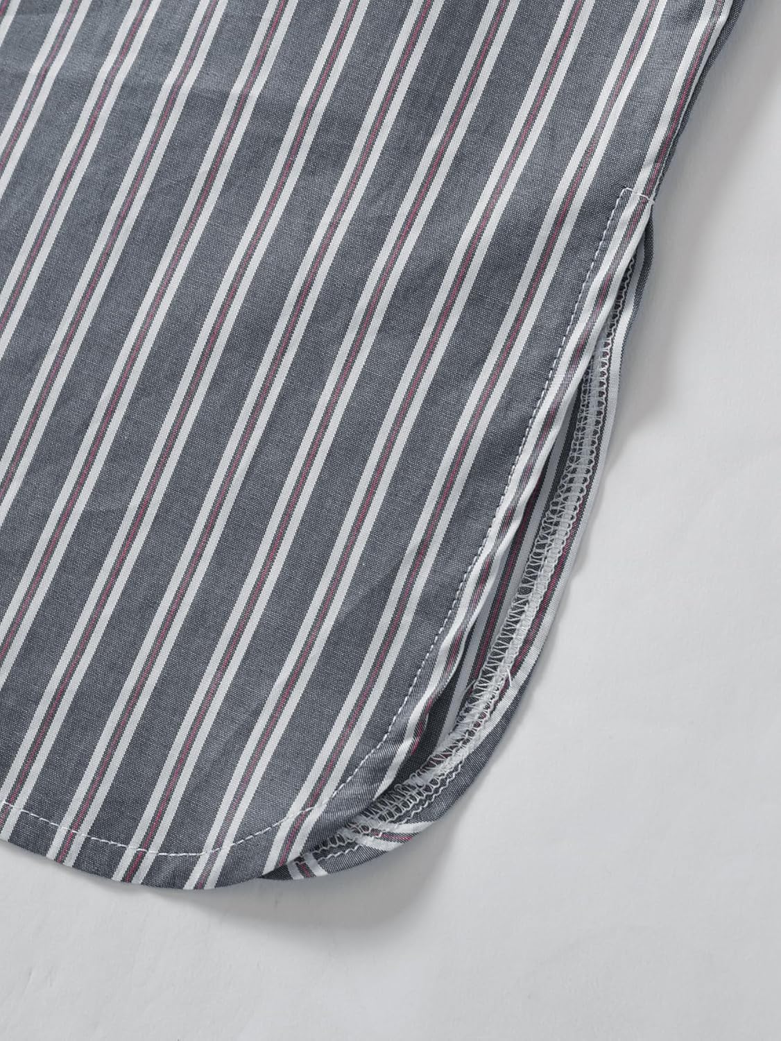 Latuza Men's Lightweight Cotton Nightshirt Long Sleeve Nightgown