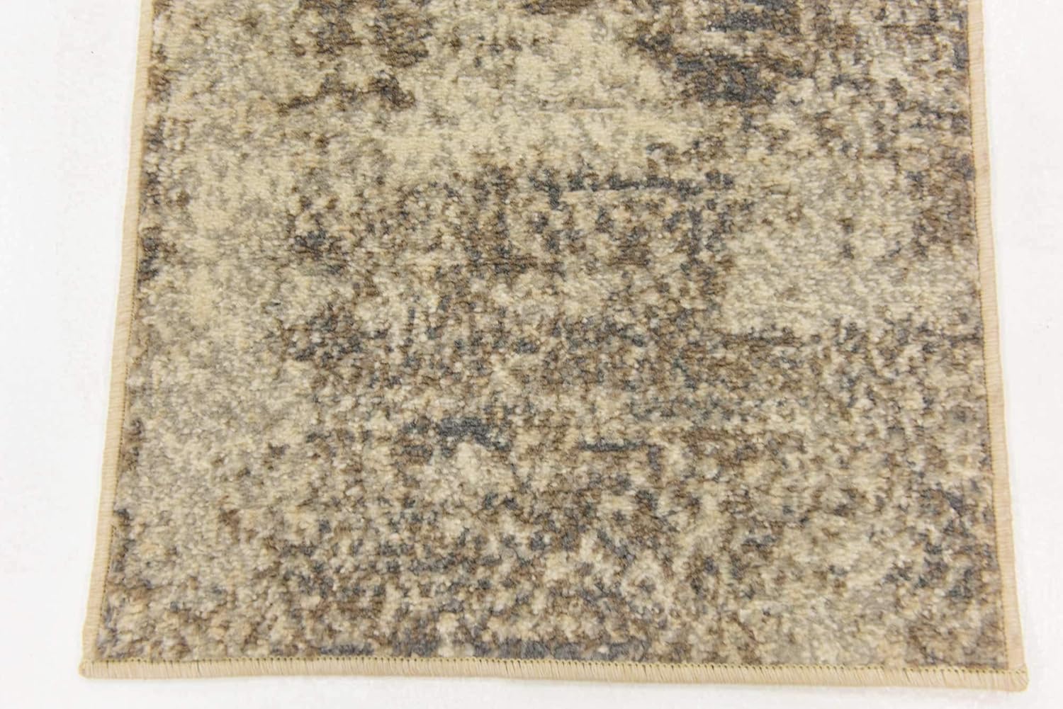 Unique Loom Tuareg Collection Distressed Abstract Traditional Vintage Area Rug (2' 0 x 6' 0 Runner, Beige/ Brown)