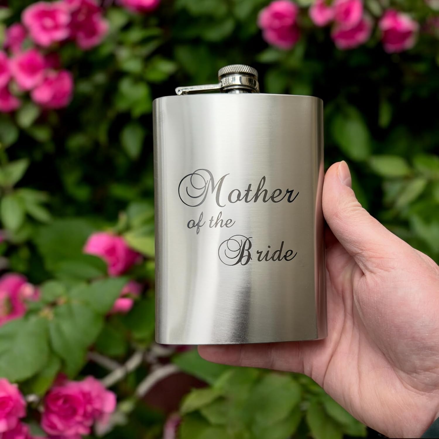 8oz "Mother of the Bride" Hip Flask Wedding gift
