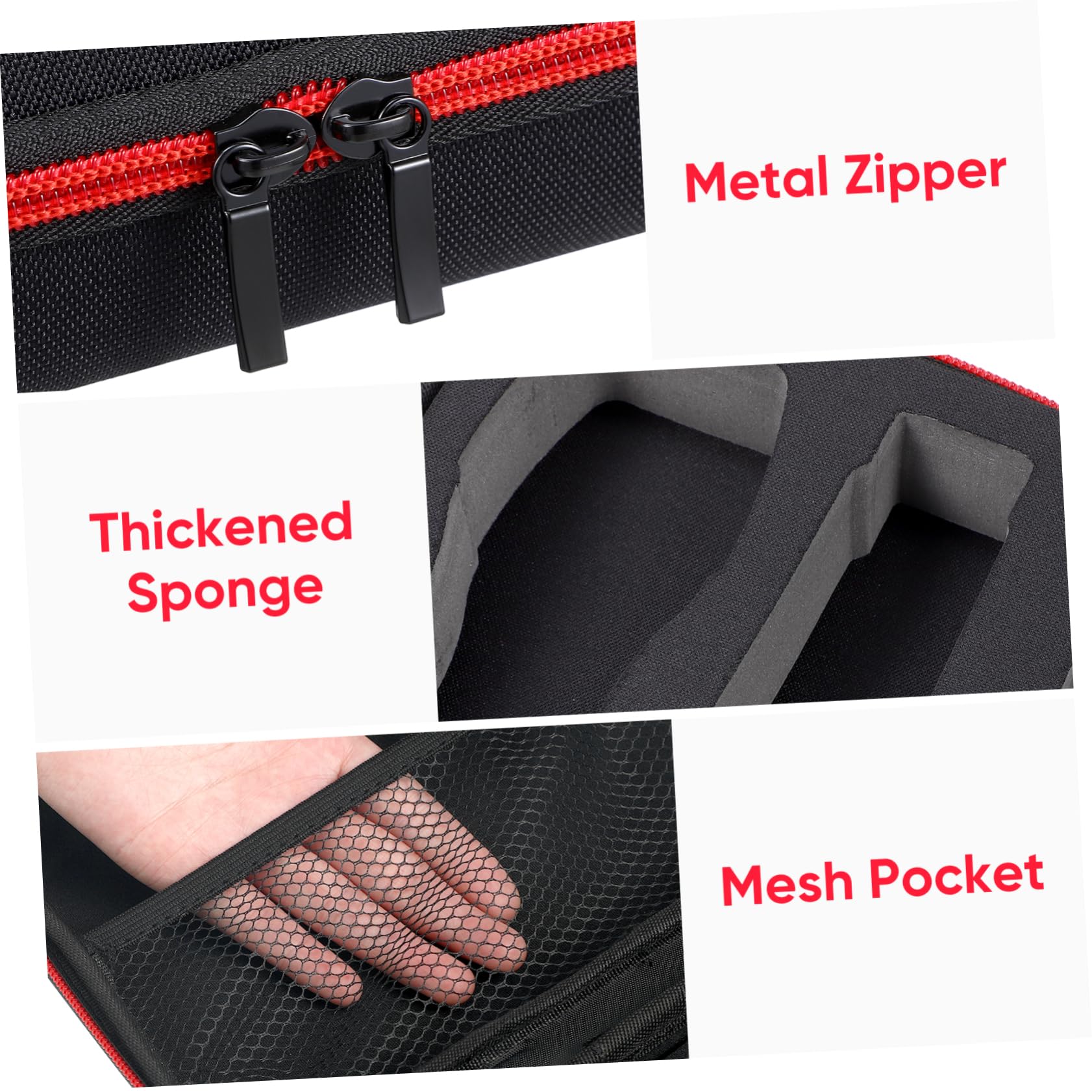 Toyvian Scatola borsa per microfono custodia microfono Custodia per microfono custodia per organizer da viaggio borse portaoggetti per il viaggio borsa da viaggio valigia dj